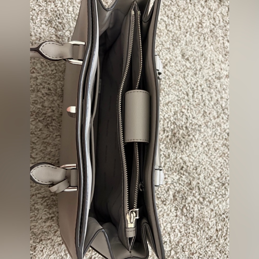 Michael Kors Elegant Gray Satchel - Picture 6 of 8